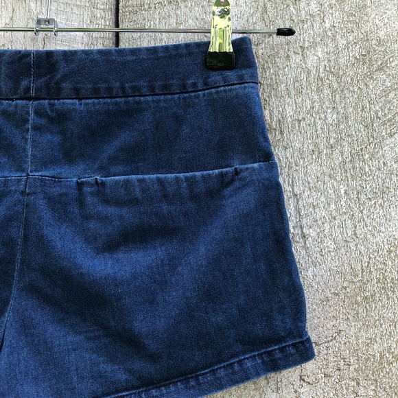 Theory | blue cotton shorts - Picture 4 of 6